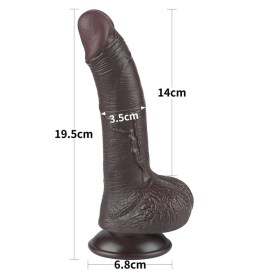 Zakrivljeni Crni Dildo 7.5inch- Lvtoy00740-5